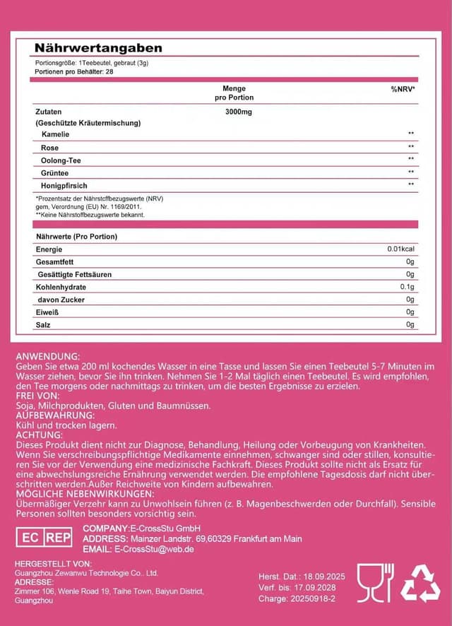 Detalle de Detox Tee Zum Abnehmen – 56-Tage Gewichtsverlust