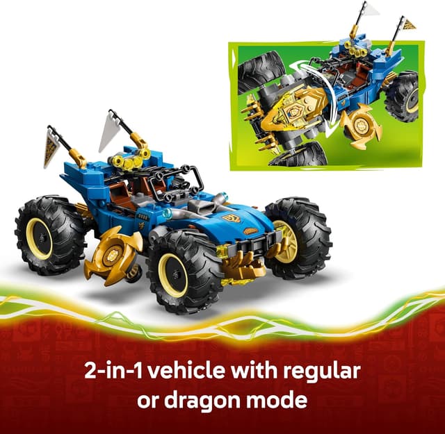 Detalle de LEGO NINJAGO 71856 Jay transforming car toy