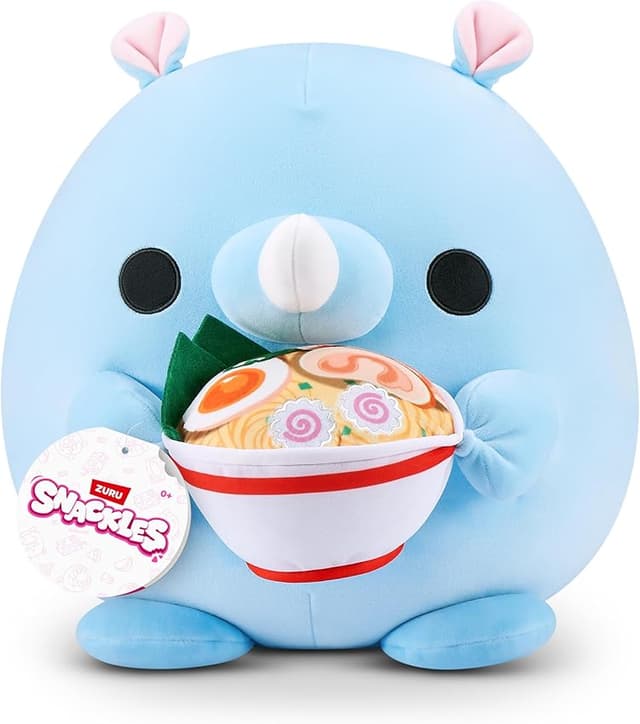 Detalle de ZURU Snackles Humphrey peluche 35 cm con accesorio