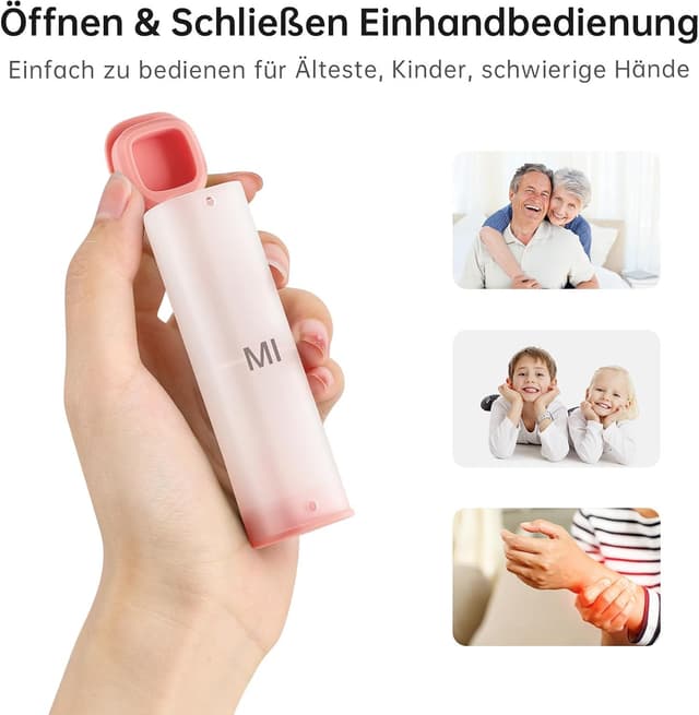 Detalle de KOVIUU Tablettenbox 7 Tage, 14 Fächer