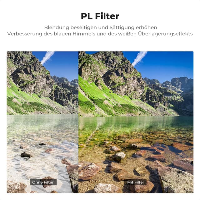 Detalle 2 de K&F CONCEPT ND & CPL Filter-Set für DJI NEO (3er-Pack): CPL, ND8, ND16
