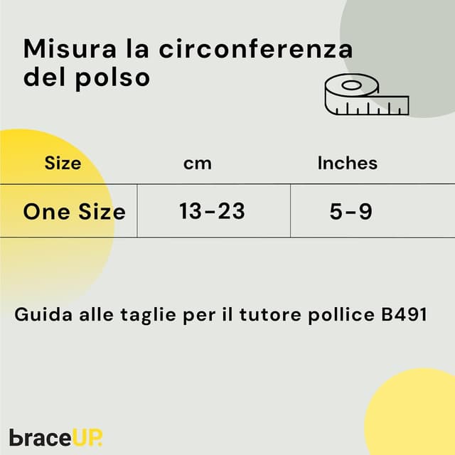 Detalle 2 de Tutore pollice BraceUP, supporto per rizoartrosi