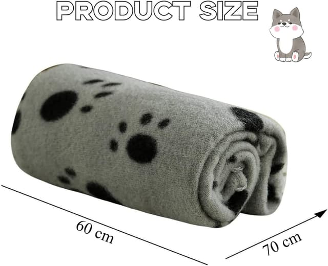 Detalle 2 de Aliangting 4Pcs pet blanket set 60 x 70 cm