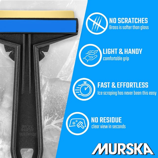 Thumbnail 1 de Murska Brass Ice Scraper 2-pack for car windscreens
