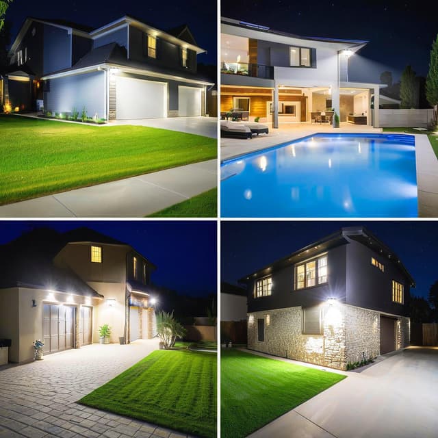 Thumbnail 5 de TASINUO LED Strahler 100W Bewegungsmelder IP67