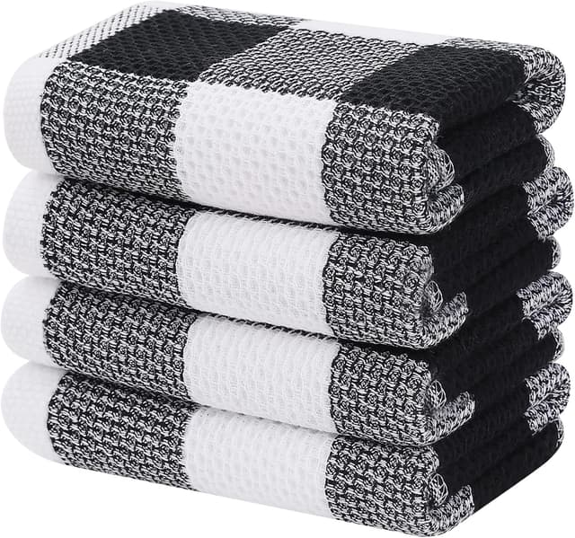 Imagen de Homaxy Waffle Weave Kitchen Towels, 13 x 28 in 🧻 en OfertitasTOP