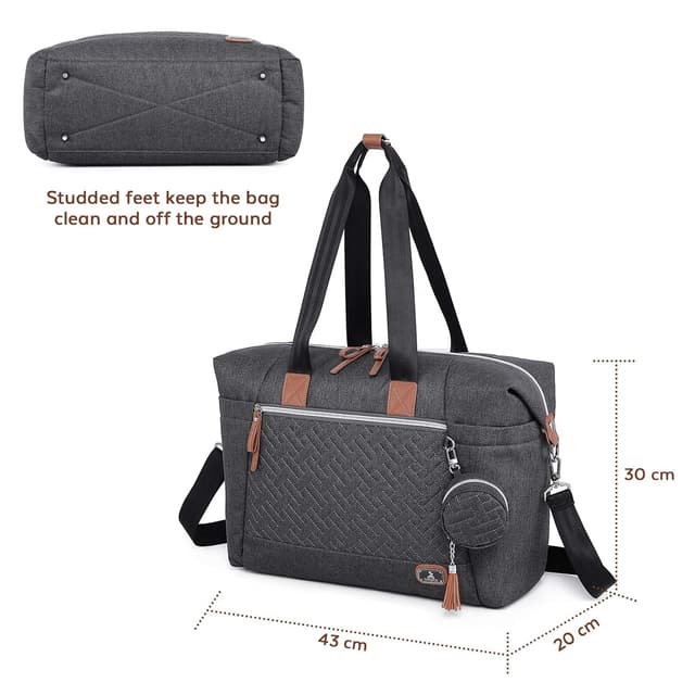 Thumbnail 5 de Dikaslon Wickeltasche mit Schnullertasche und Wickelunterlage – Große Reisetasche 👶