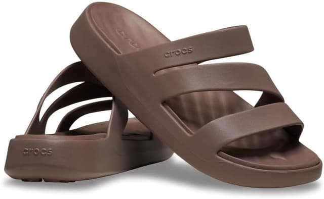 Detalle de Crocs Getaway Strappy : sandales à plateforme confort, ajustement léger et technologie Free Feel