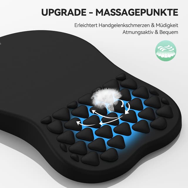 Thumbnail 2 de TECKNET Ergonomisches Mauspad 30 x 20 cm 🖱