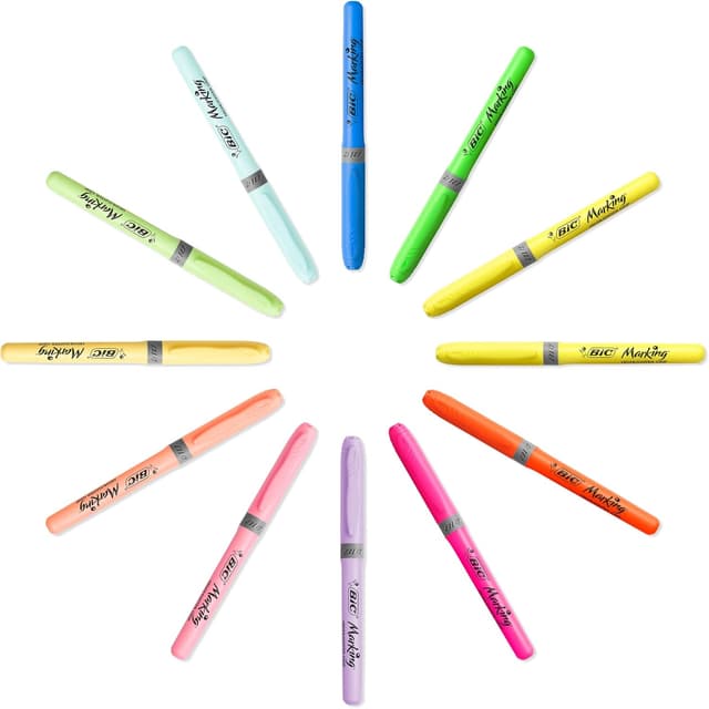 Detalle de BIC Highlighter Grip surligneurs 24 🖊