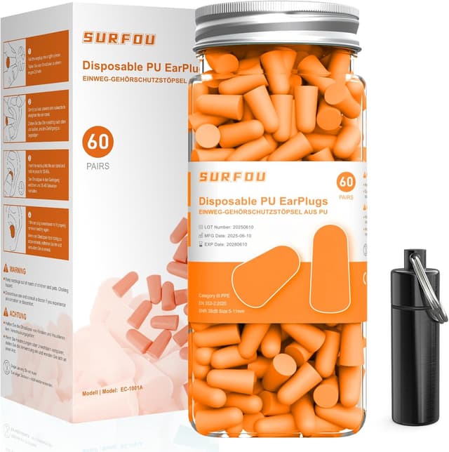 Imagen de SURFOU Tapones 38 dB 60 pares en OfertitasTOP