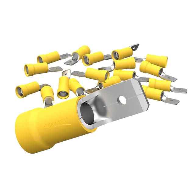 Detalle de AUPROTEC 100x Connettore Maschio blu 1,5–2,5 mm², 4,8 mm per capicorda preisolate in PVC