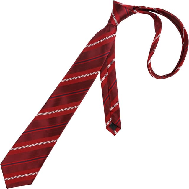 Detalle de Alizeal men’s solid colour tie and pocket square set (business formal)