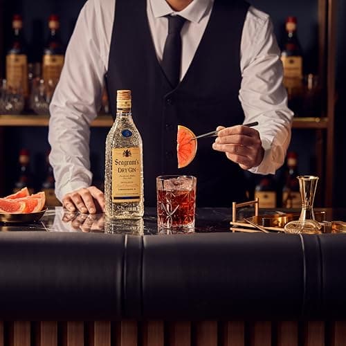 Detalle de Seagram's Dry Ginebra Premium 1 L 🍸