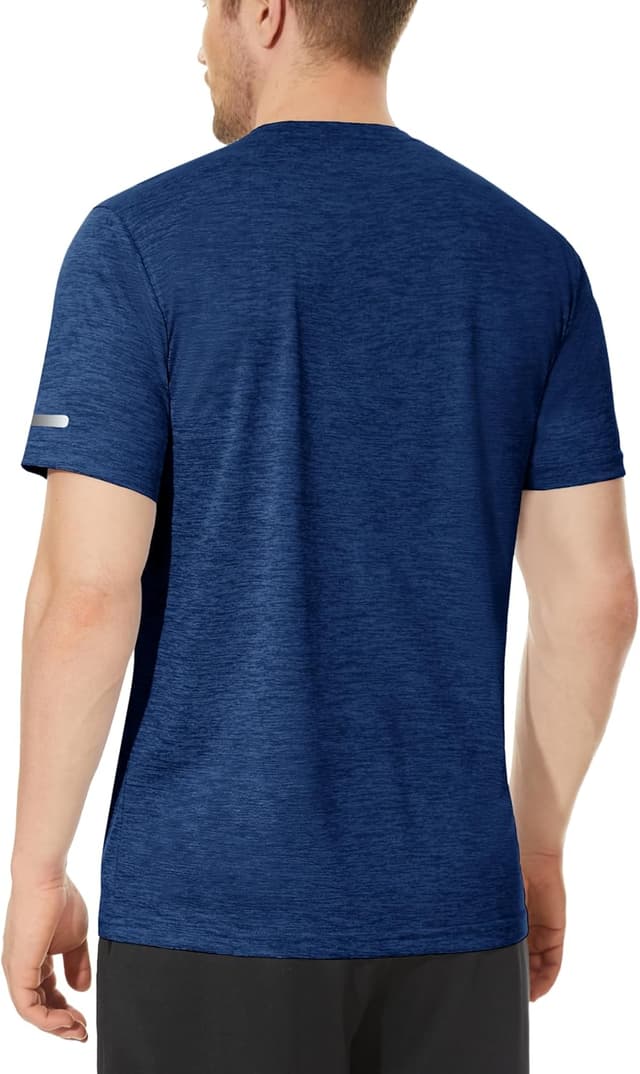 Detalle 2 de KEFITEVD Men’s quick-dry short sleeve sport T-shirt in polyester