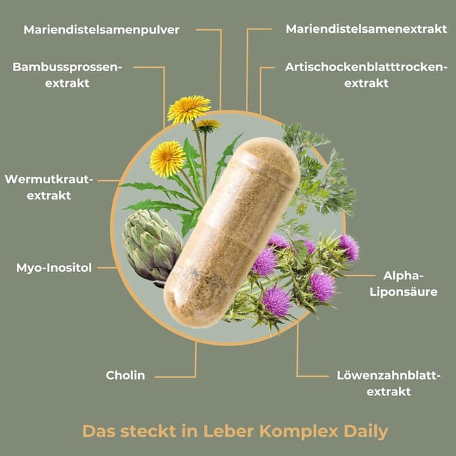 Detalle 2 de Viktilabs Leber Komplex Daily â 120 Kapseln đ