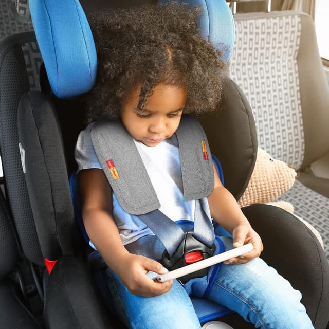 Detalle de URAQT Baby Sicherheitsgurt Schulterpolster (2 Stück) – atmungsaktiv, universell für Autositze und Kinderwagen