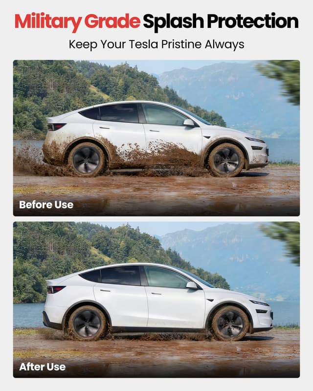 Thumbnail 1 de REEVAA Model Y Juniper Mud Flaps Set of 4
