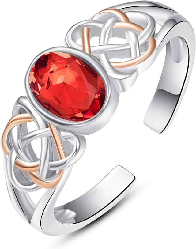 Thumbnail 4 de Praymos 925 Sterling Silver Birthstone Ring 💍