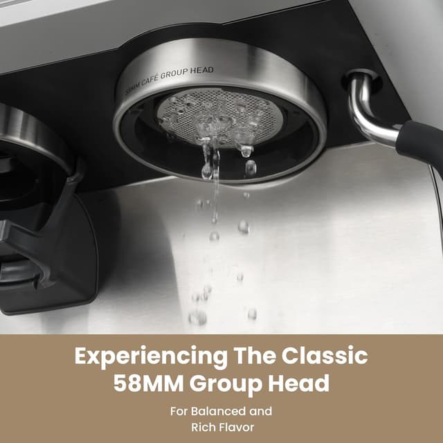 Thumbnail 5 de Gevi Dual Boiler Espresso Machine with Built-in Grinder 58mm