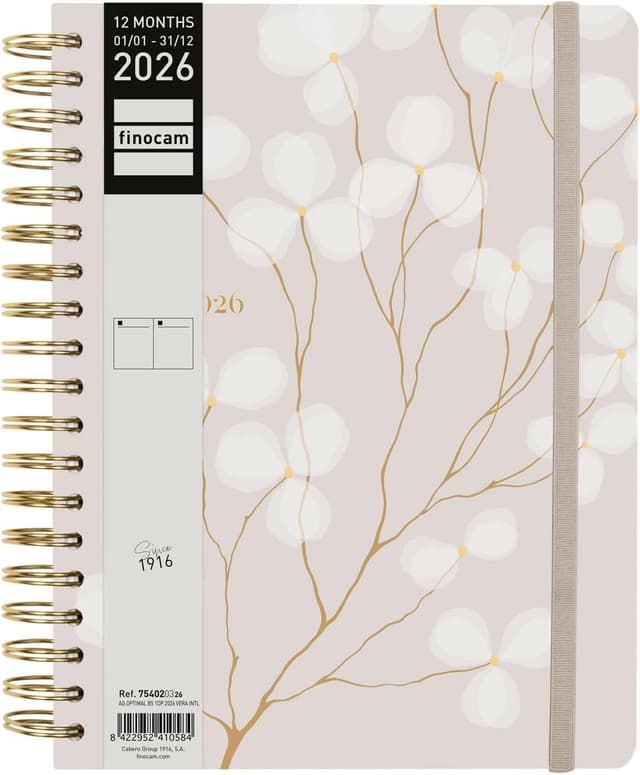 Detalle 2 de Finocam Agenda 2026 1 Giorno per Pagina