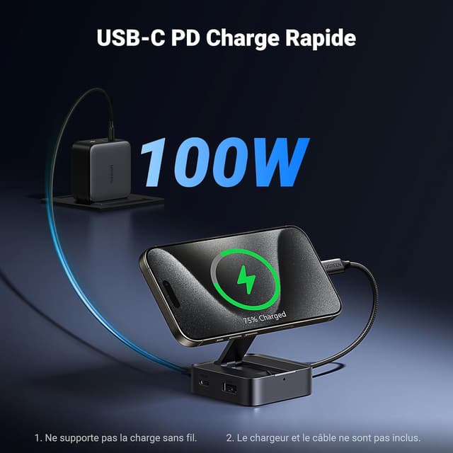 Thumbnail 5 de UGREEN Support Magnétique Téléphone USB C HDMI 4K