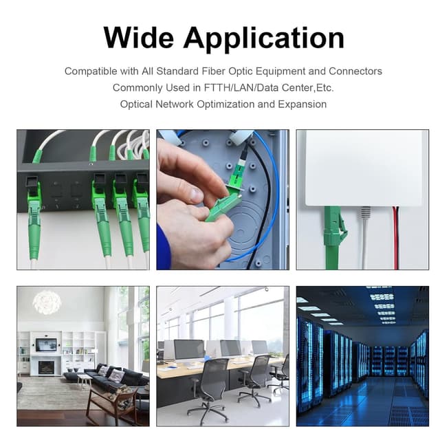 Detalle 2 de Vesperia 20m (65.6ft) Armored Singlemode Fibre Optic Patch Cable LC/APC to LC/APC OS2 9/125 LSZH 3.0mm