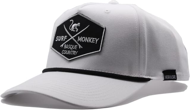 Detalle de Surf Monkey Casquette de baseball avec corde réglable recyclée (54–60 cm)