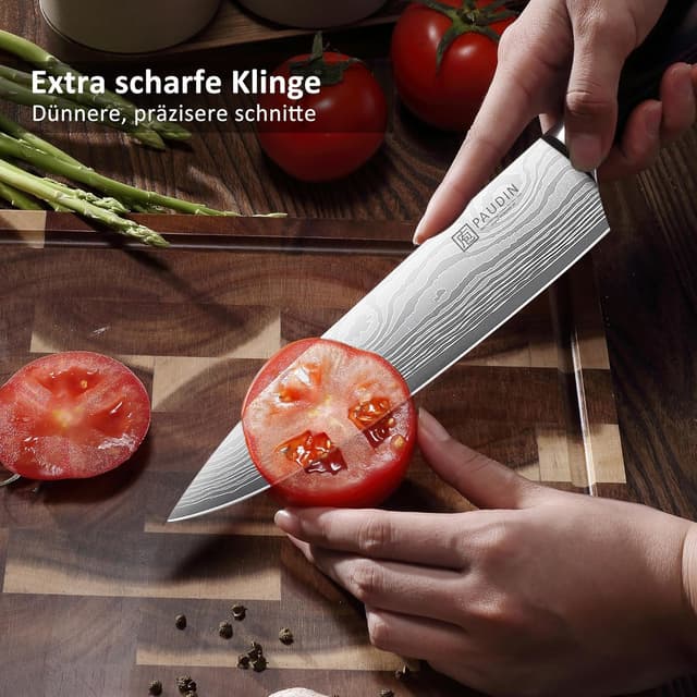 Detalle 1 de PAUDIN set coltelli da cucina 3 pezzi