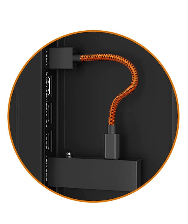 Detalle de Aiprily Fire TV USB Power Cable (2 Pack, 20cm) – direct power from TV USB port