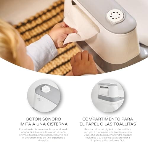 Detalle de MS BabyWorld Orinal infantil Potty con cubeta extraíble y base antideslizante