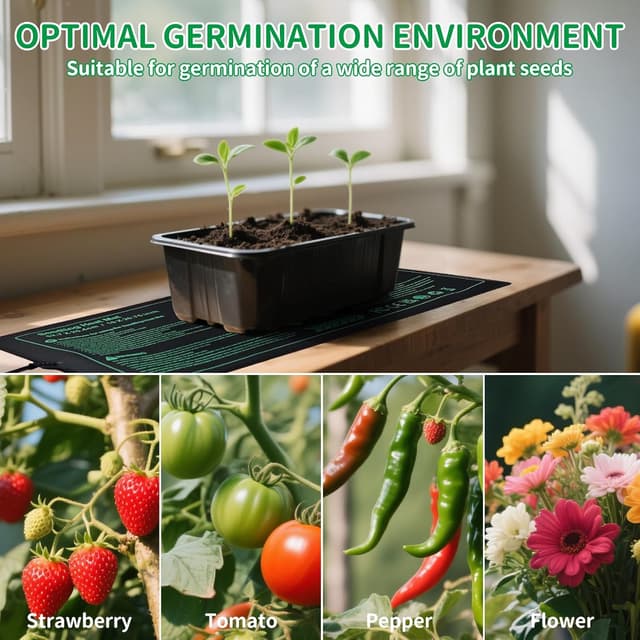 Thumbnail 5 de NAMOTEK Seedling Heat Mat with Thermostat 🌱