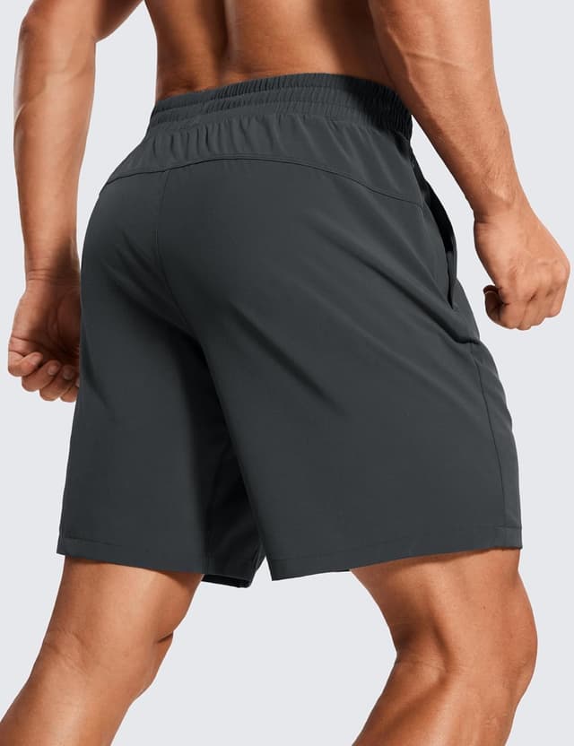 Detalle 2 de CRZ YOGA Short Running Homme avec doublure intégrée – 18 cm, gris encre L