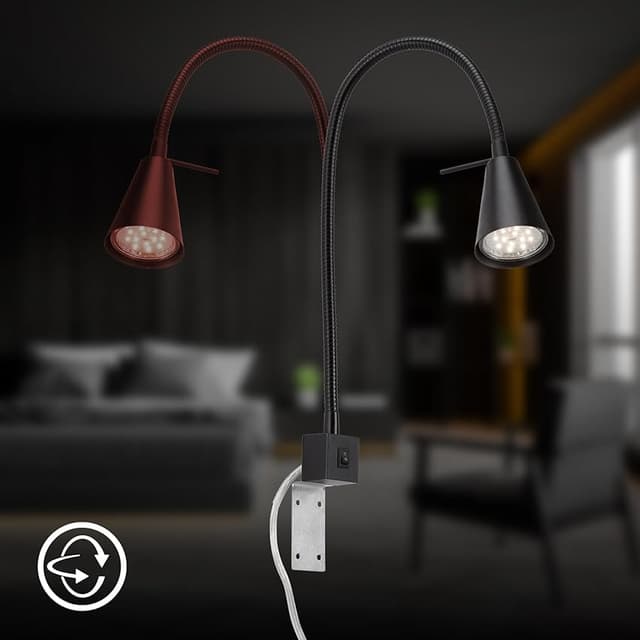 Detalle 2 de BRILONER Flexo LED 4 W, 400 lm, 3000 K