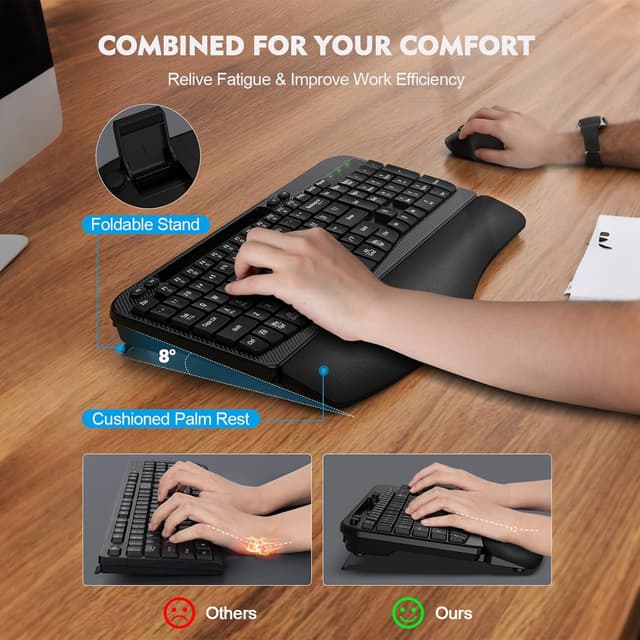 Detalle 2 de Wave Keys Wireless Keyboard Mouse Combo