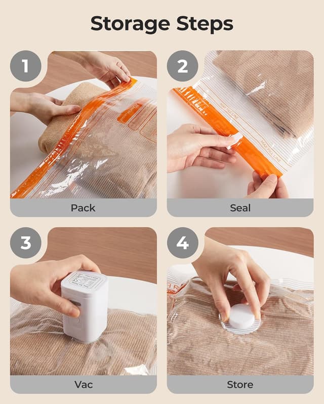 Thumbnail 6 de BAGSMART Vacuum Storage Bags 18-pack