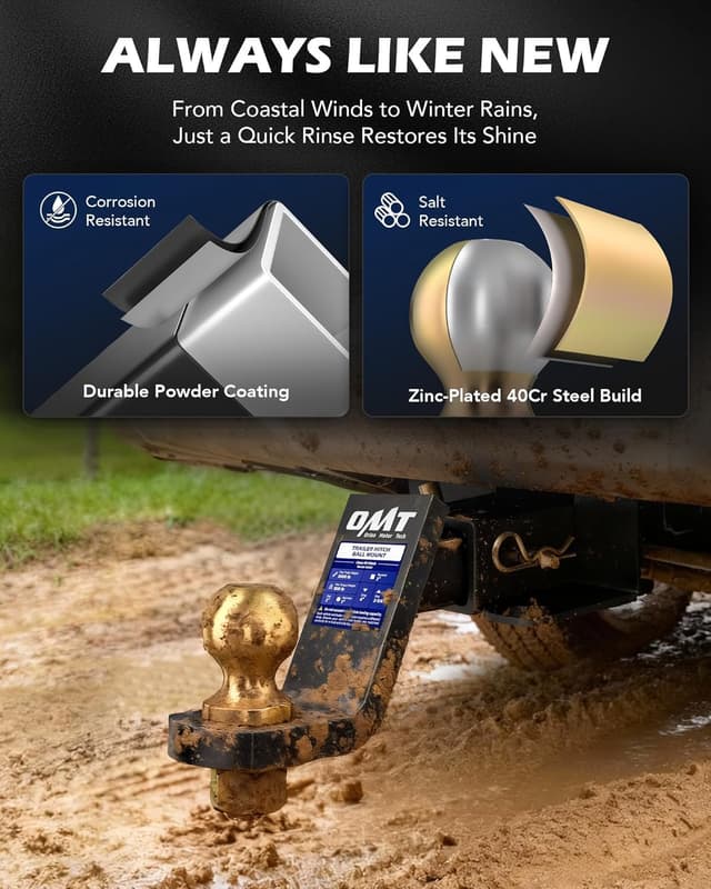 Thumbnail 6 de Orion Motor Tech Trailer Ball Mount 8000 lb