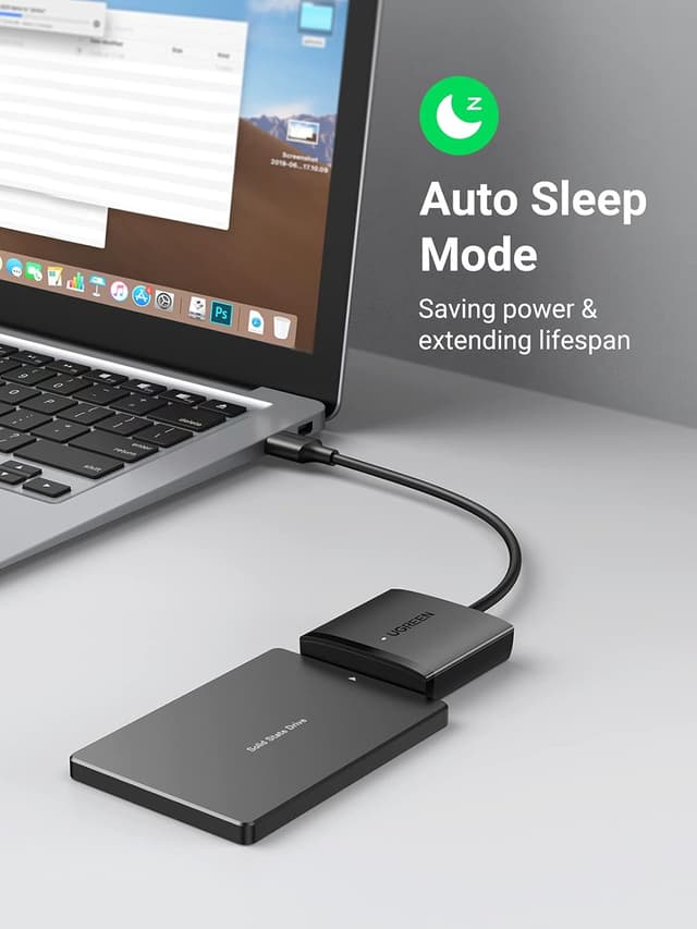 Detalle de UGREEN USB to SATA Adapter, 5Gbps