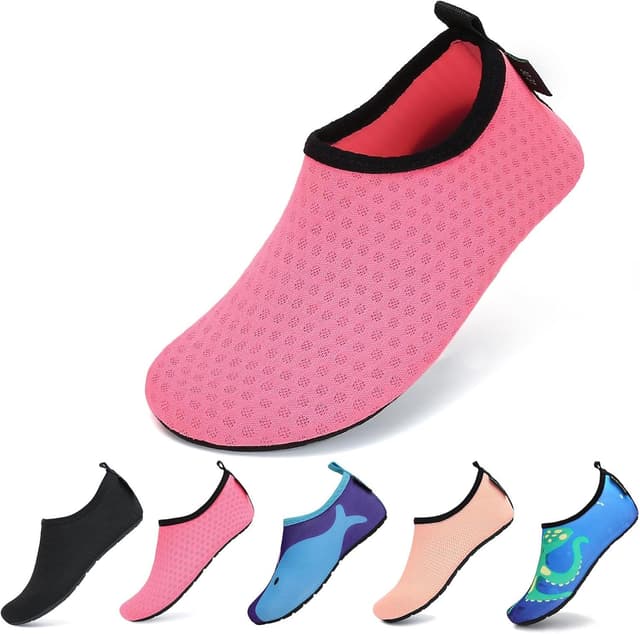 Detalle de SAGUARO chaussettes aquatiques enfants (chaussure d’eau / chaussons de plage) : séchage rapide et semelle antidérapante