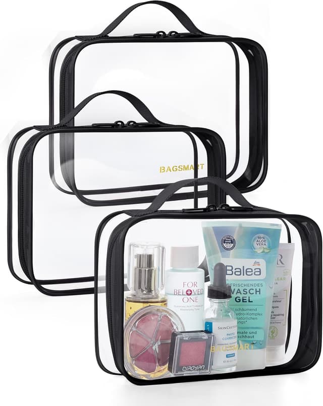 Thumbnail 6 de Bagsmart Kulturbeutel 2er-Pack TSA 180°