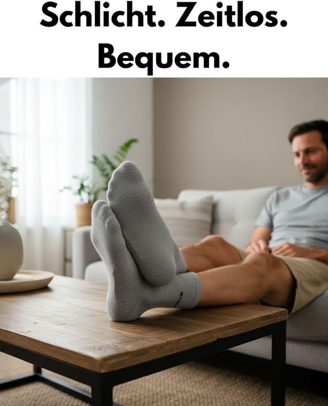 Detalle de sockenkauf24 10 Paar Comfort Socken ohne Gummibund & ohne Naht für Damen und Herren