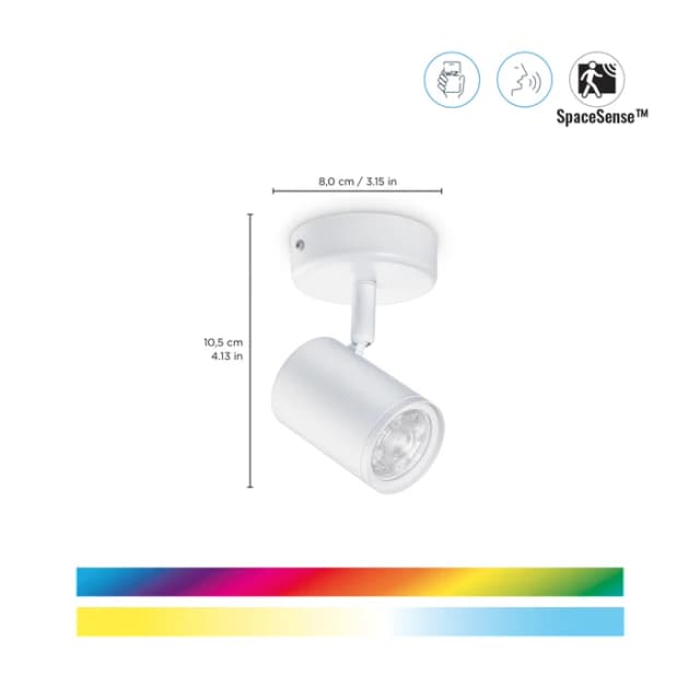 Thumbnail 1 de WiZ Connected Imageo GU10 Spot weiß