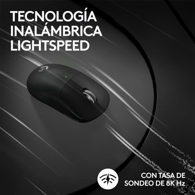 Detalle 2 de Logitech G PRO X SUPERLIGHT 2 🖱️ Ratón gaming inalámbrico 44000 DPI