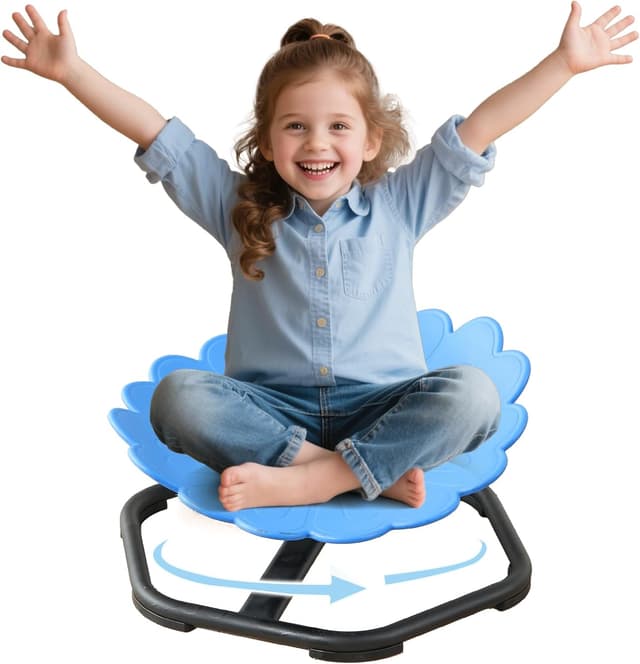 Detalle de Kids Sensory Spinning Chair 90KG