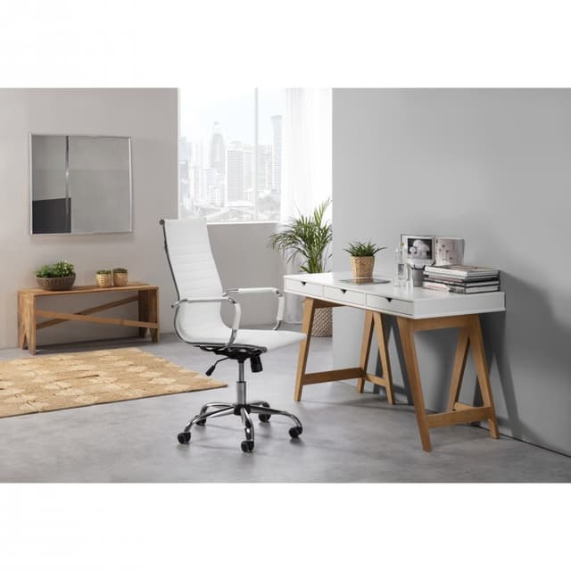 Detalle de Venta-Stock Londres 🪑 Sillón de Oficina Blanco