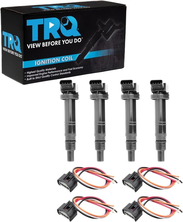 Detalle de TRQ Ignition Coil Set (8-Piece) compatible with selected 2005–2017 Toyota models
