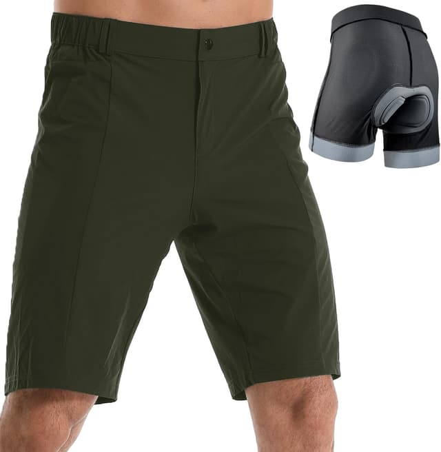 Detalle 2 de Wulibike Radhose Herren MTB Shorts 2-in-1