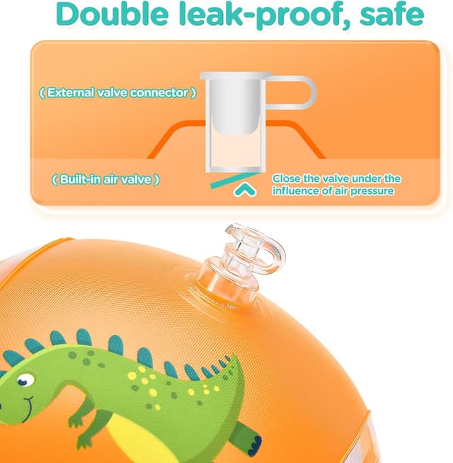 Detalle 1 de WEARXI Kids swimming arm bands, 7 cm