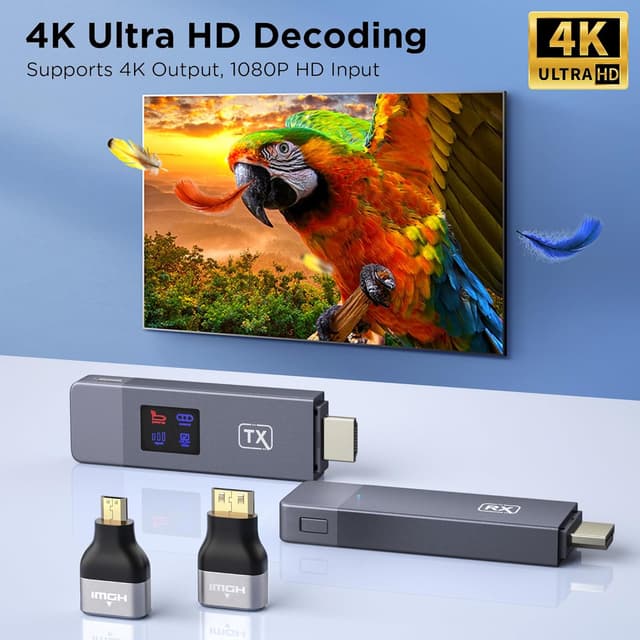 Thumbnail 5 de 2025 Upgraded Wireless HDMI Transmitter 4K