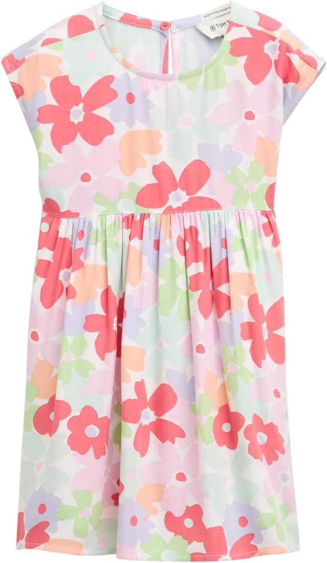 Detalle de TOM TAILOR 1046245 vestito per bambine e ragazze: comodo e con vestibilità pensata